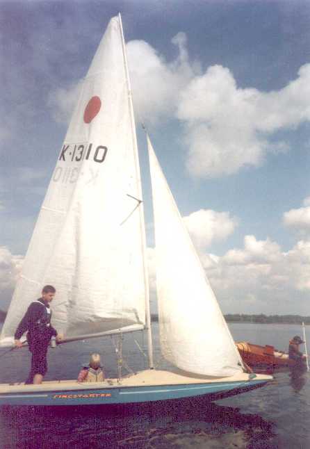 A very short Fireball sailor