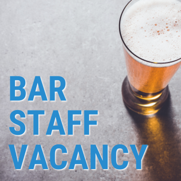 Bar Staff Vacancy