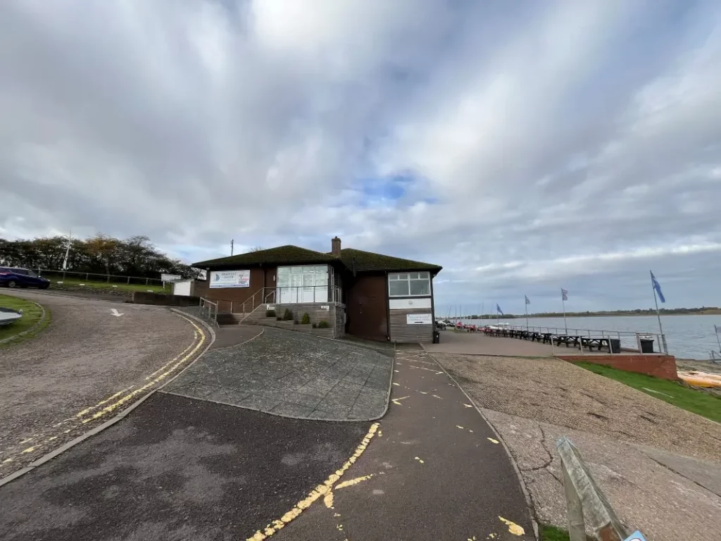 Approaching the club building