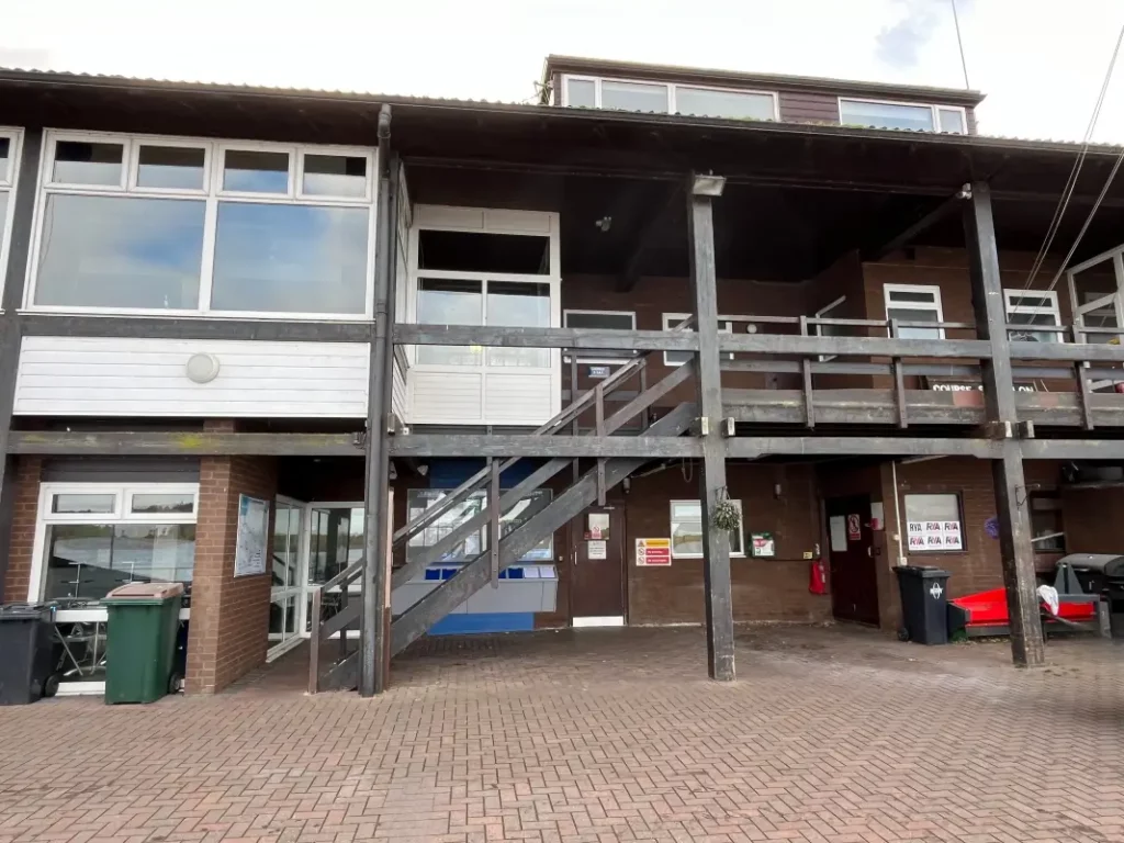 Stairs to first floor at Draycote