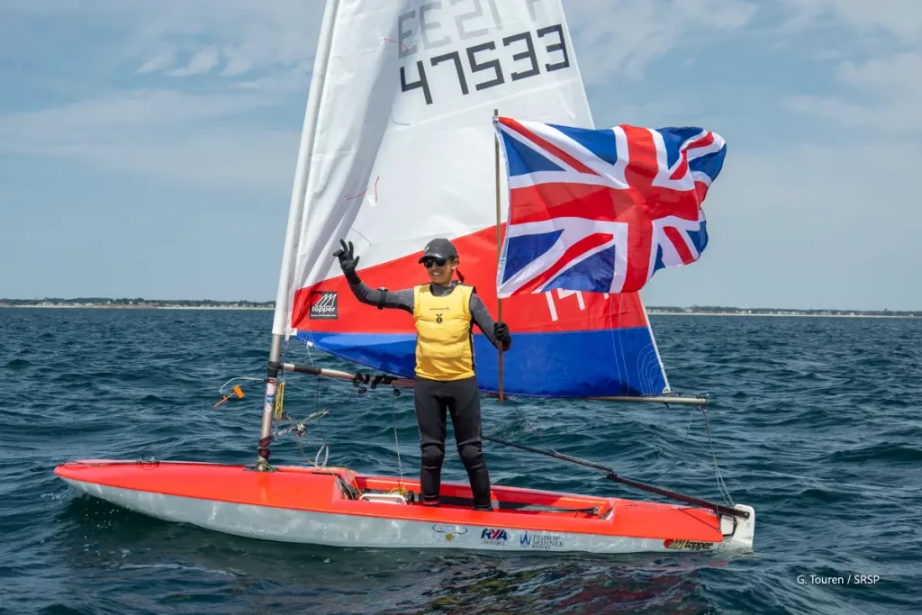 Draycote sailor, Hari Clark, wins the 2026 Topper Worlds